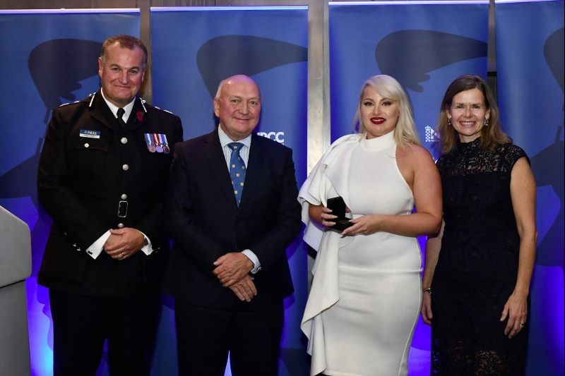 Other image for Brave Abigail has her act rewarded at ceremony